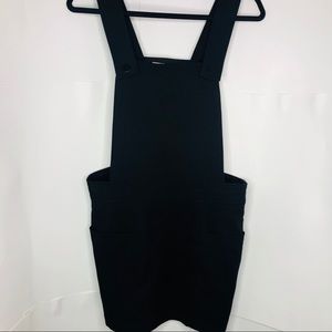 Forever 21 Contemporary | Black Skirt Overalls